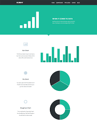 kubrat free html5 responsive template data charts