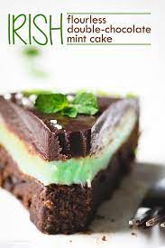 Irish Inspired Flourless Double Chocolate Mint Cake All That S Jas Recipe Mint Chocolate Cake Flourless Chocolate Cake Recipe Gluten Free Cake Recipe