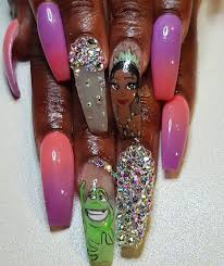 Acrylic nails offer more space to create fun designs. Updated 150 Best Disney Nails November 2020