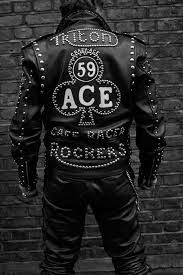 Pin By Rubens Silva On Rocketgarage Leather Jacket Men Style Custom Leather Jackets Rocker