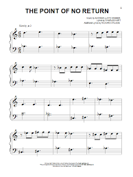 Piano/keyboard sheet music book by andrew lloyd webber: The Point Of No Return From The Phantom Of The Opera Big Note Piano