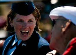 From left, Airman 1st Class Heaven Carroll, 1st Special