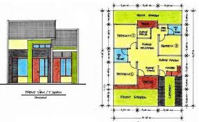 Gambar denah rumah ukuran 6x10 meter 2 lantai rumahminimalisprocom via rumahminimalispro.com. Denah Rumah Ukuran 6x9 3 Kamar Tidur Denahrumah Co
