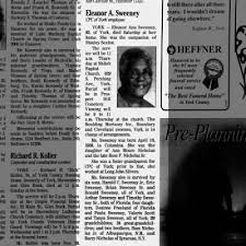 Eleanor Ann (Nicholas) Sweeney obit