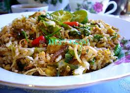 5 gm bawang putih 5 gm daun limau purut 5 gm bunga kantan 5 gm serai 5 gm cili padi. Nasi Goreng Kerabu Sambal Budu Dapur Tanpa Sempadan