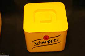 All the staff and an unlucky me. Schweppes Ice Bucket With Lid Picnic Drinking Pub Bar 1772704622