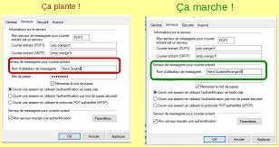 Dans l'onglet «avancé» du serveur de courrier entrant (imap), entrez le port 5020 et, sur le serveur de courrier sortant (smtp), le port 5018 et confirmez par «ok». Resolu L Identification Sur Le Serveur Pop Orange Fr A Ec Page 7 Communaute Orange