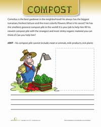Compost Fun Page Worksheet Education Com Compost Learning Worksheets Educational Worksheets