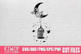 Golden crescent moon and star enhanced. Moon Butterfly Sunflower Graphic By Ktwop Creative Fabrica