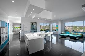 The best answer is to get creative with living room furniture placement! Modern Open Plan Kitchen And Living Space Hgtv