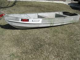 The fish locator is a humminbird 535 that works great and includes the manual. 13 Ft Aluminum Fishing Boat Used Feather Craft Row Boat Or Small Motor On Popscreen