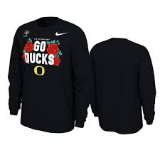 2020 Rose Bowl Bound Oregon Ducks Verbiage Long Sleeve Black