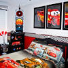 Sports themed wall decoration idea for boys bedroom. 3