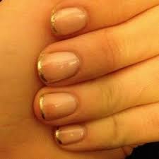 Wear this alluring manicure for a special occasion or a fun night out. Pin By Kristi Berry On Wedding Stuff Gold Tip Nails Manicure Nails