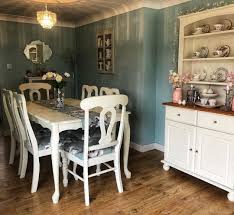 Happy Tuesday Our Newly Painted Dresser Is Settling In Well I M Painting A Couple Of Si Dining Room Style White Painted Furniture Dining Room Furniture