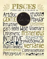 Zodiac Pisces 11x14 Poster Art Print 19 00 Via Etsy Pisces Astrology Art Print Pisces Zodiac