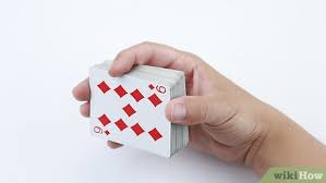 Many also lift the cards up after a riffle forming what is called a bridge which puts the cards back into place. 3 Ways To Shuffle A Deck Of Playing Cards Wikihow