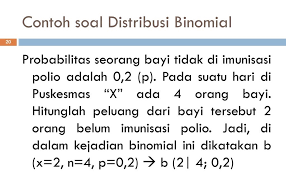 Check spelling or type a new query. Materi Dan Contoh Soal Distribusi Binomial Jawabanku Id