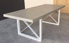 Makers Lane Concrete Metro Dining Table Concrete Dining Table Dining Table Aluminum Table