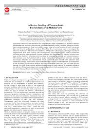 Cc advance sdn bhd specializes in wide range of printing products. Pdf Adhesive Bonding Of Thermoplastic Polyurethane With Metallic Wire