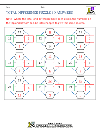 In the first several puzzles, we've provided a starting word. Free Math Puzzles Addition And Subtraction