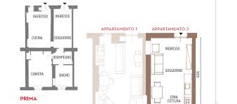 Se bisogna affrontare una spesa di 1000 euro da dividere tra dieci condomini e all appartamento di un. Dividere La Casa In Due Bilocali Progetto E Foto Stanze Casa Cose Di Casa