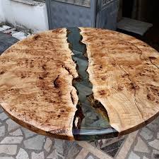 Poplar Wood Epoxy Resin Coffee Table Resin Table Epoxy Resin Table Resin Furniture
