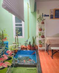Memiliki kolam ikan minimalis dalam rumah bisa dijadikan salah satu cara untuk melepas kepenatan. Adem 7 Model Kolam Ikan Ukuran Mini Ini Cocok Untuk Teras Rumah Anda Helloshabby Com Interior And Exterior Solutions