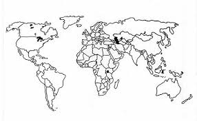 Printable world map using hammer projection, showing continents and countries, unlabeled, pdf vector format world map of theis hammer projection map is available as. The Outline Of World Map Coloring Page Netart