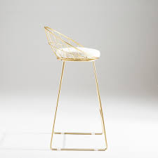 Maybe you would like to learn more about one of these? Scandinavian Kylie Wire Bar Stool Gold Lectory