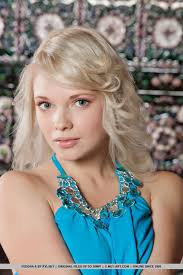 Young blonde Feeona A confidently frees her nubile body from a short dress  - Pichunter