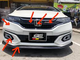 Full loan @ tanpa deposit = rm 990++ kalu ada deposit 10% = rm 890; Honda Jazz Bumper Fl 2017 Auto Accessories On Carousell
