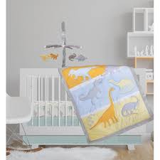 Children's furniture sets to inspire young imaginations. Lolli Living Dino Land 4 Piece Crib Bedding Set Wayfair