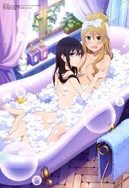 oonogi ayano citrus (manga) aihara mei aihara yuzu (citrus) bathing breast  hold feet naked wet | 421733 | yande.re