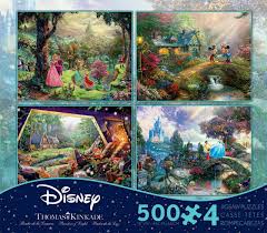 Plus, discover the deals to make puzzle night a cheap one. Shop Clearance Ceaco Thomas Kinkade 4 In 1 Disney 500 Piece Jigsaw Puzzles For Sale Online New Branded Www Eyeboston Com