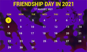 In india, it will be celebrated on sunday, august 1, this year. When Was Friendship Day In 2021