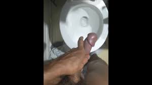 Cumming in toilet