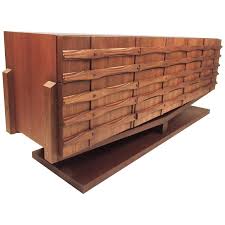 All low storage coffee tables double low storage cabinets single storage crates. Midcentury Brutalist Lowboy Pedestal Dresser For Sale At 1stdibs