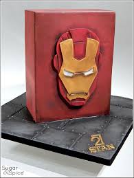 Iron man mk6 mk 6 suit. Iron Man Cake With 2d Mask Pictorial Cake By Cakesdecor