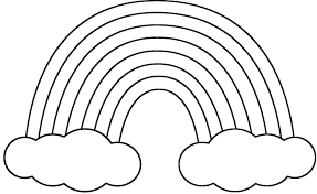Database Error Coloring Pages Nature Rainbow Clipart Rainbow Pages