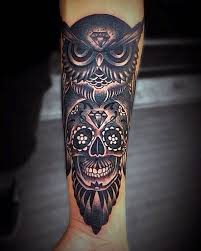 Black And White Realistic Sugar Skull Tattoo Pin On Tattoo Ideas