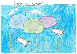 This ocean and sea animal coloring pages pack (free printable) with big size pictures is a good way to help improve your child's fine motor skills. Save Our Ocean Kids Care About Climate Change 2021