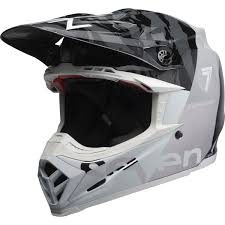 Bell Helmet Moto 9 Flex Seven Zone Black Chrome
