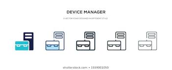 Works, but i cannot set power profiles or figure out how much battery is left. Device Manager Icon In Different Style Vector Illustration Two Colored And Black Devic Vector Icon Vector Icon Design