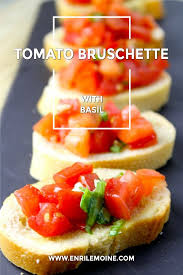 Tomato Basil Bruschette Recipe Olive Oil Recipes Tomato Basil Recipes