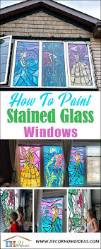These nine diy painting tips can help you improve the quality of your work and save time and money. Paint Your Own Stained Glass Windows Decor Home Ideas