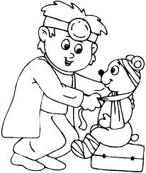 En honor a la profesión, se celebra cada 17 de agosto el día del médico veterinario salvadoreño, según decreto aprobado por la asamblea legislativa en marzo de 1983. Un Veterinario Para Colorear Imprimir E Dibujar Dibujos Colorear Com