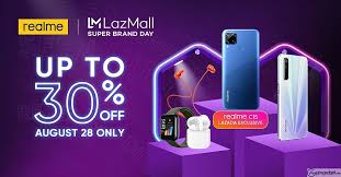 Realme Lazmall Lazada Super Brand Day Sale Up 30 Off On August 28 Only In 2020 Music Festival Music Day