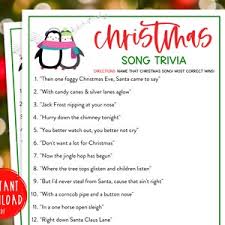 Test your christmas trivia knowledge in the areas of songs, movies and more. Christmas Movie Trivia Game Christmas Trivia Printable Games Etsy