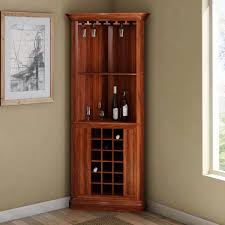 Smart home 161722 corner wine cabinet, red cocoa color, buffet table sideboard. Corner Liquor Rack Marcuscable Com